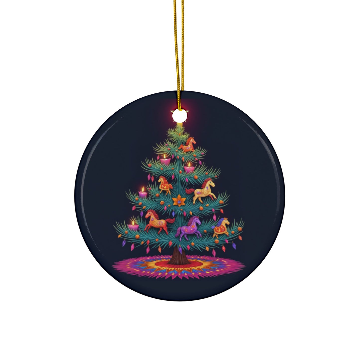 Navidad #1 - Ceramic Ornaments, 2-Side Print, (1pc, 3pcs)