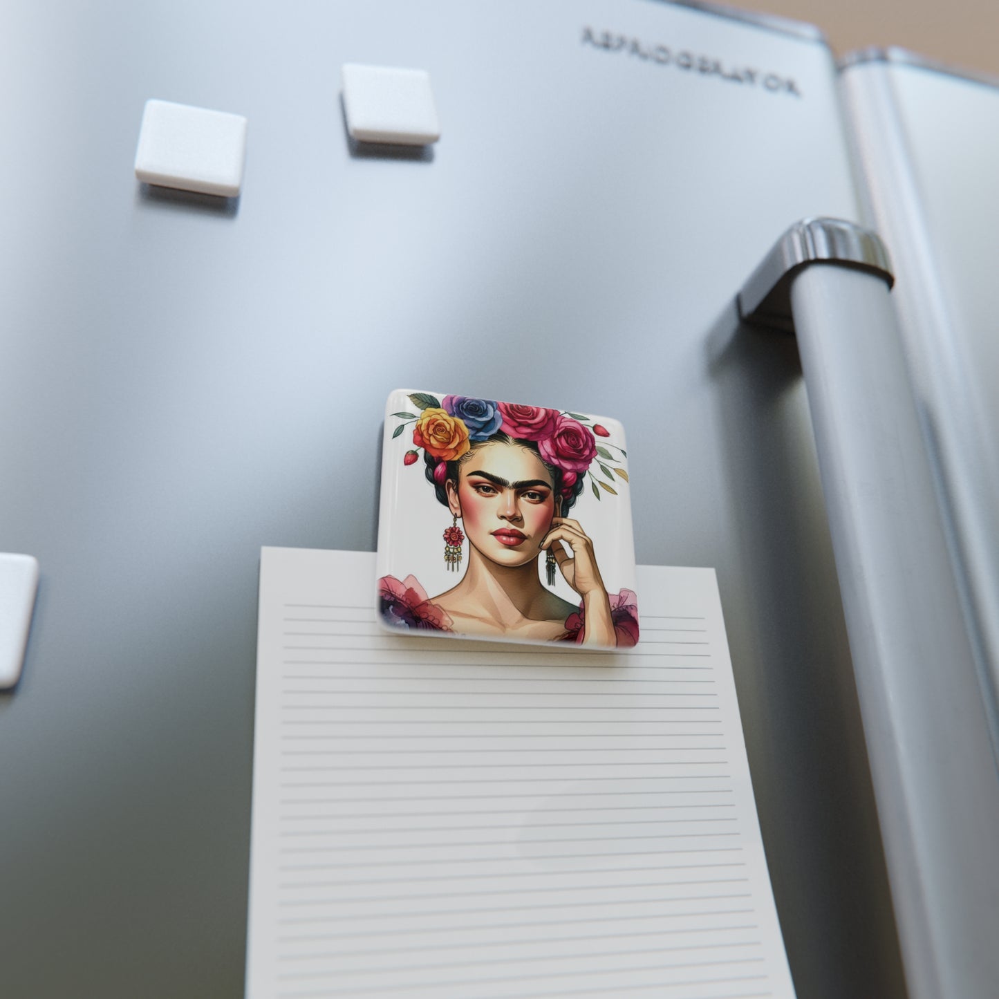 Frida Bonita - Porcelain Magnet, Square