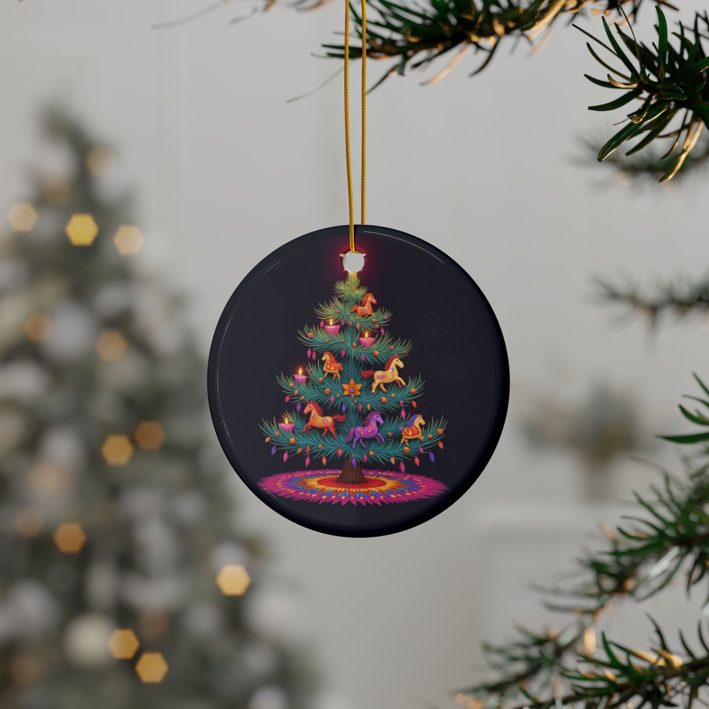 Navidad #1 - Ceramic Ornaments, 2-Side Print, (1pc, 3pcs)
