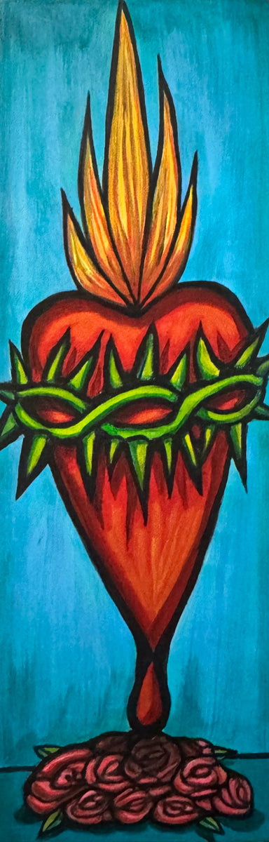 Corazon Sagrando Rosas