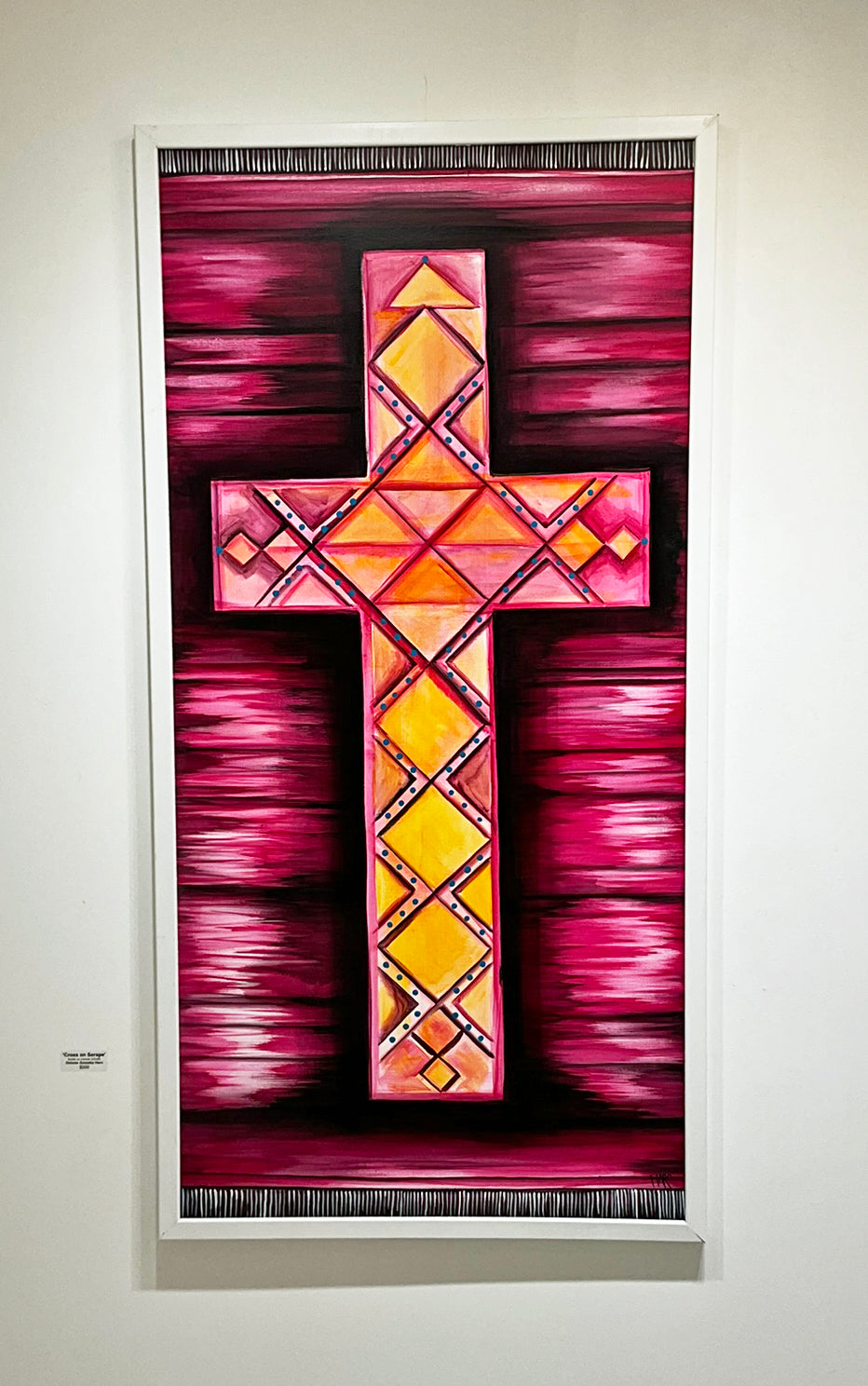 Cross on Serape