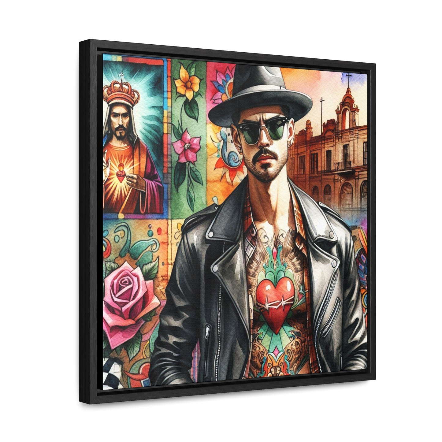 Joaquin #2 - Gallery Canvas Wraps, Square Frame