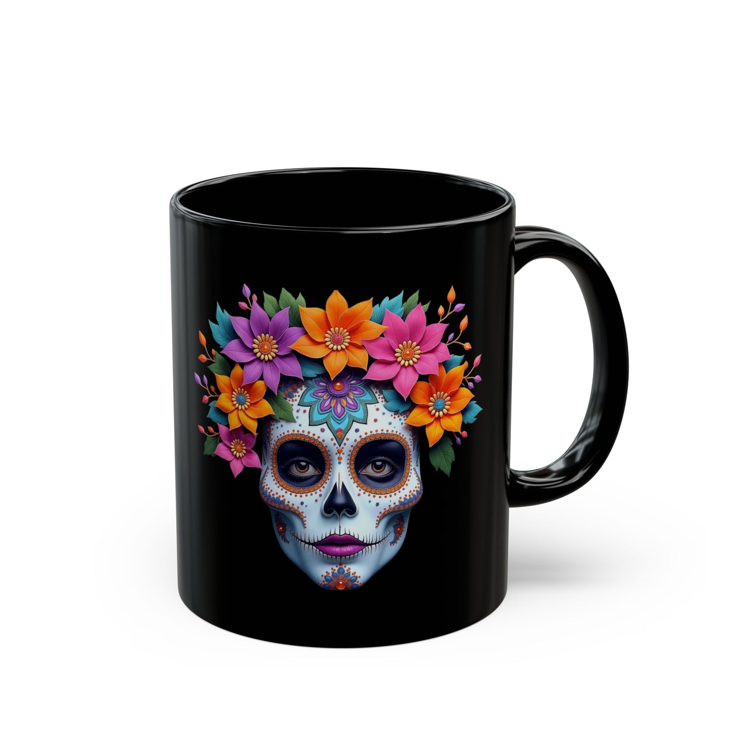 Catrina #4 - Black Mug (11oz, 15oz)