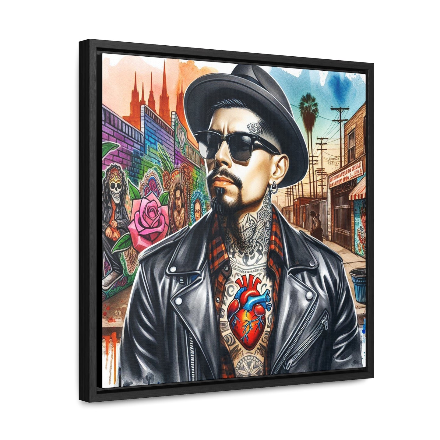 Joaquin - Gallery Canvas Wraps, Square Frame