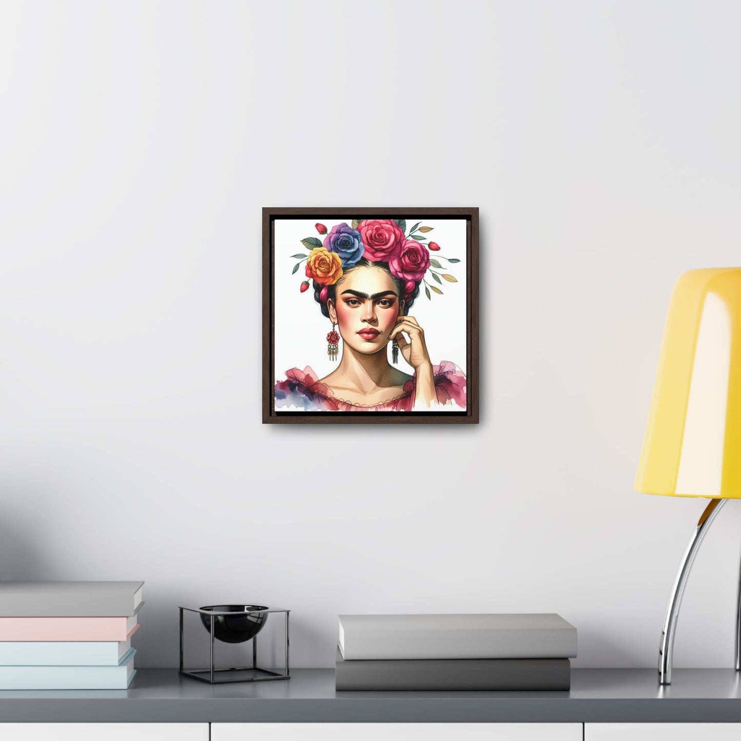 Frida Bonita - Gallery Canvas Wraps, Square Frame