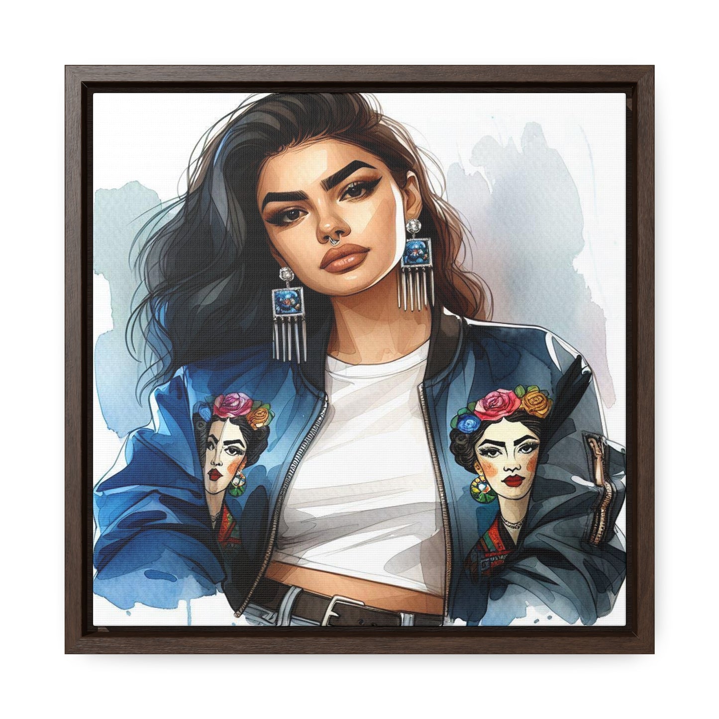 Bianca - Gallery Canvas Wraps, Square Frame