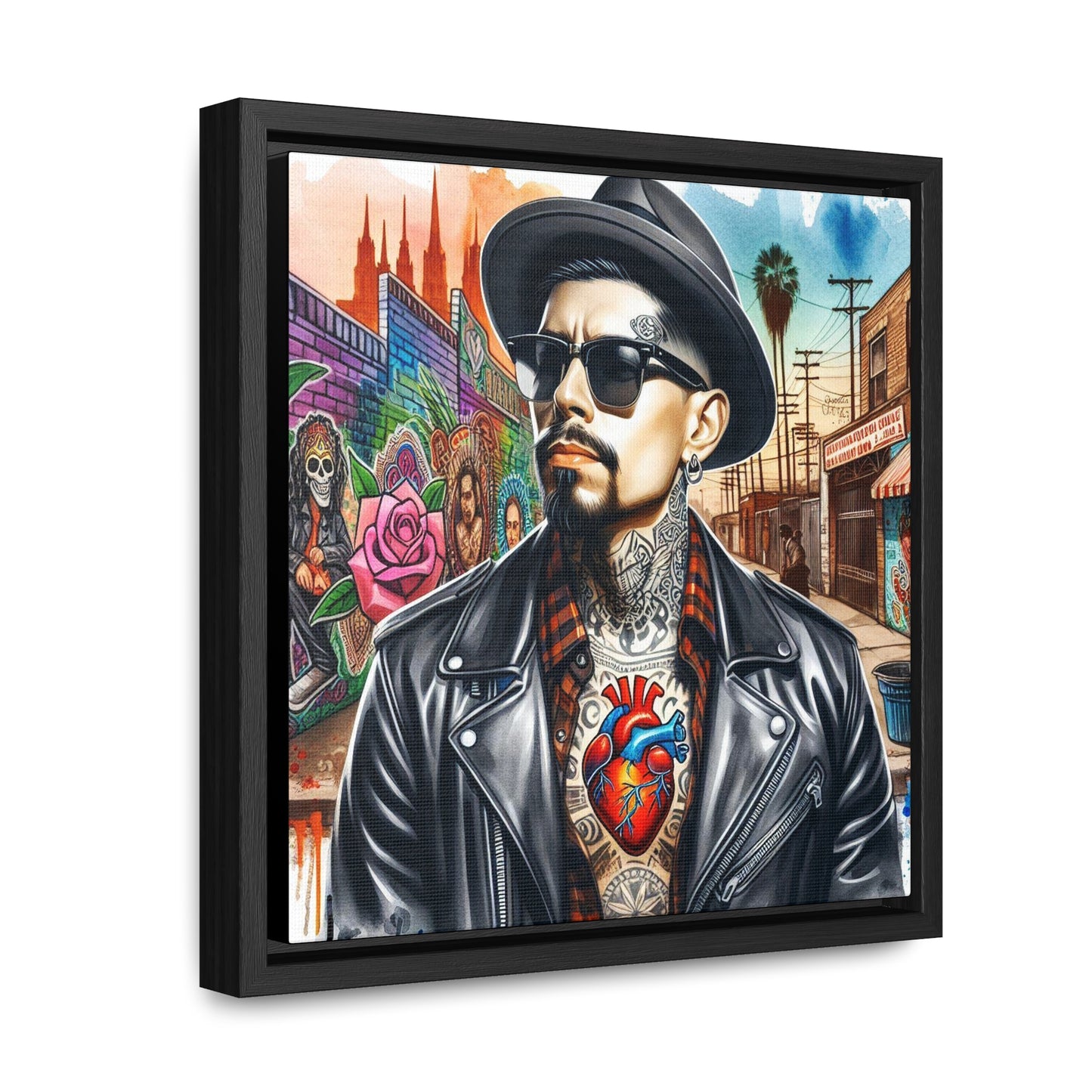 Joaquin - Gallery Canvas Wraps, Square Frame