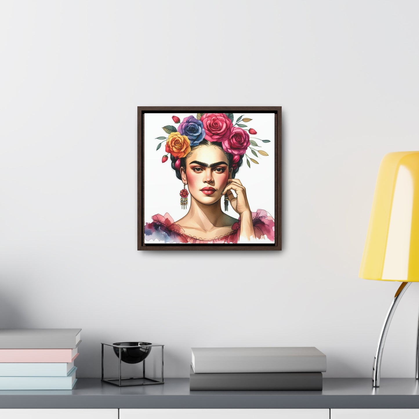 Frida Bonita - Gallery Canvas Wraps, Square Frame