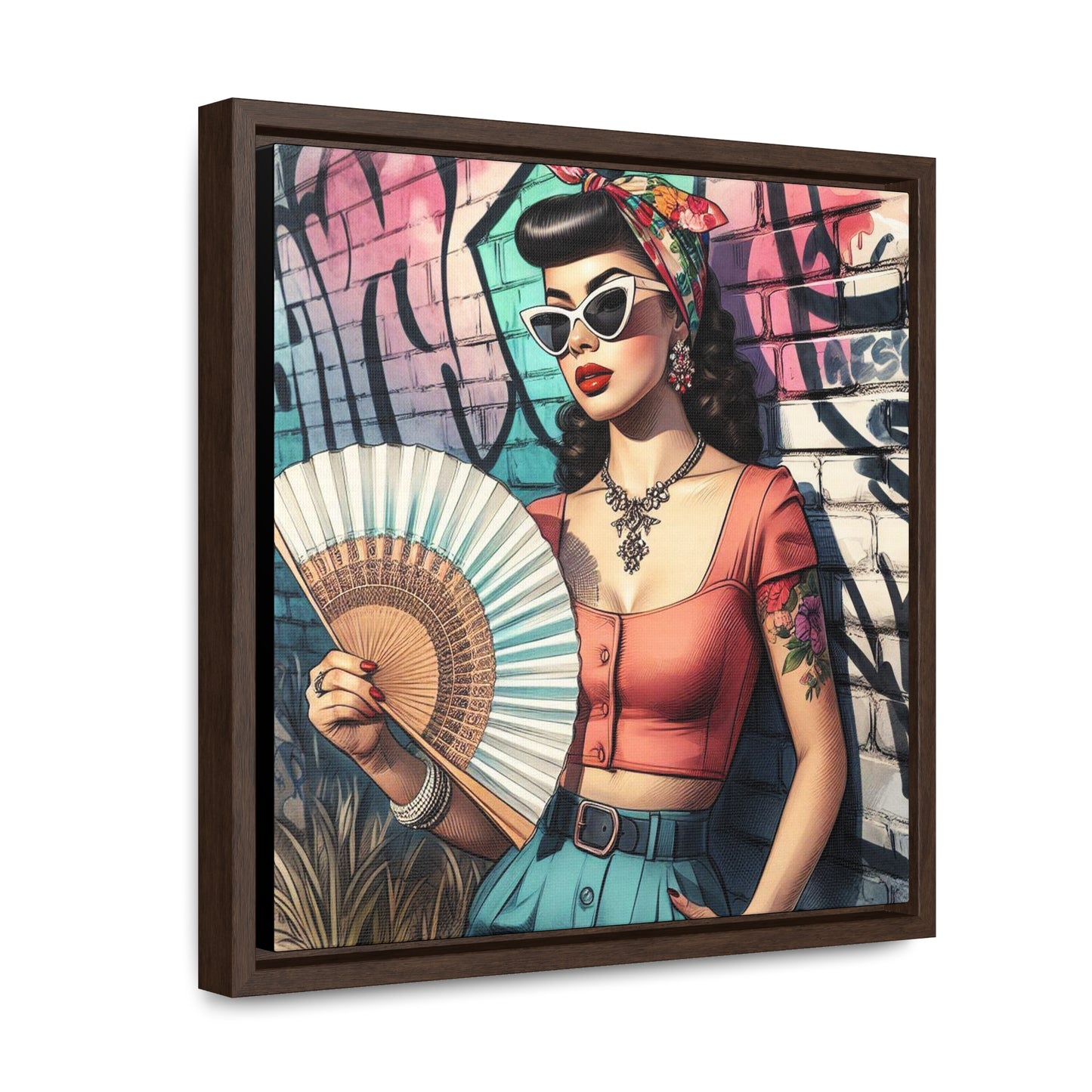 Alma - Gallery Canvas Wraps, Square Frame