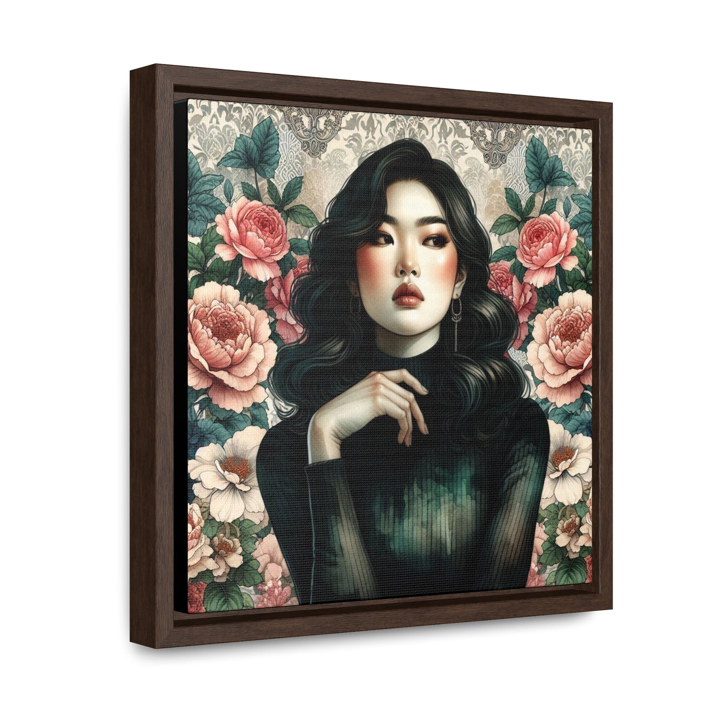 Lily - Gallery Canvas Wraps, Square Frame