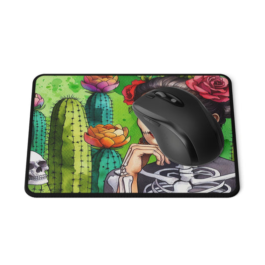 Frida con Nopal - Non-Slip Gaming Mouse Pad