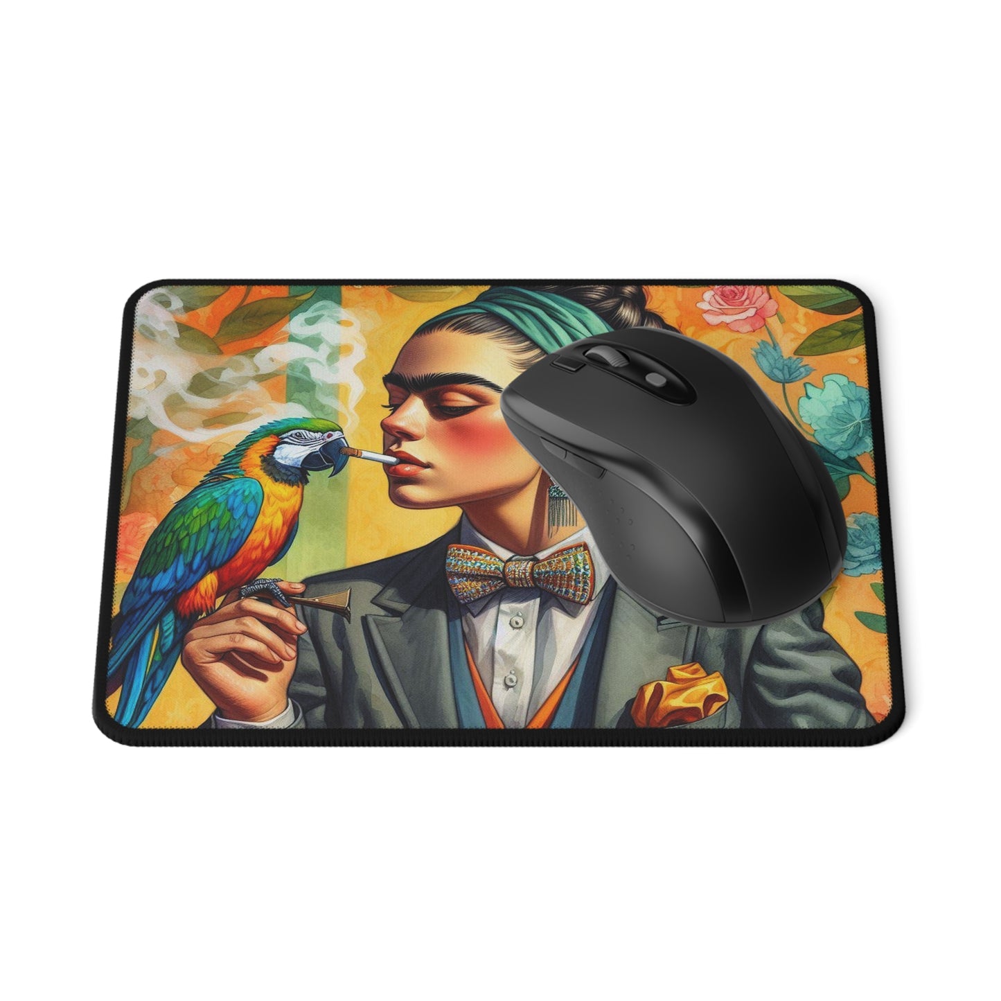 Frida w/Parrot - Non-Slip Gaming Mouse Pad