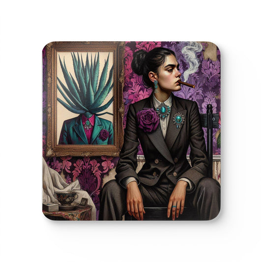 Frida Surrealista - Corkwood Coaster Set