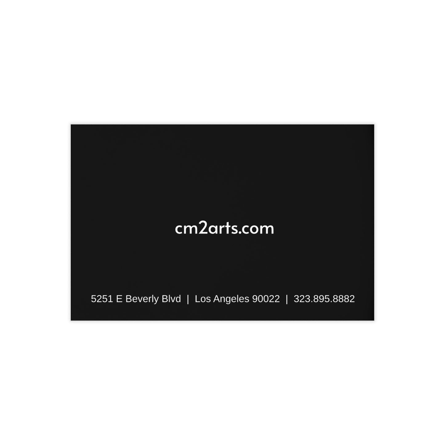 CM2Arts Business Cards