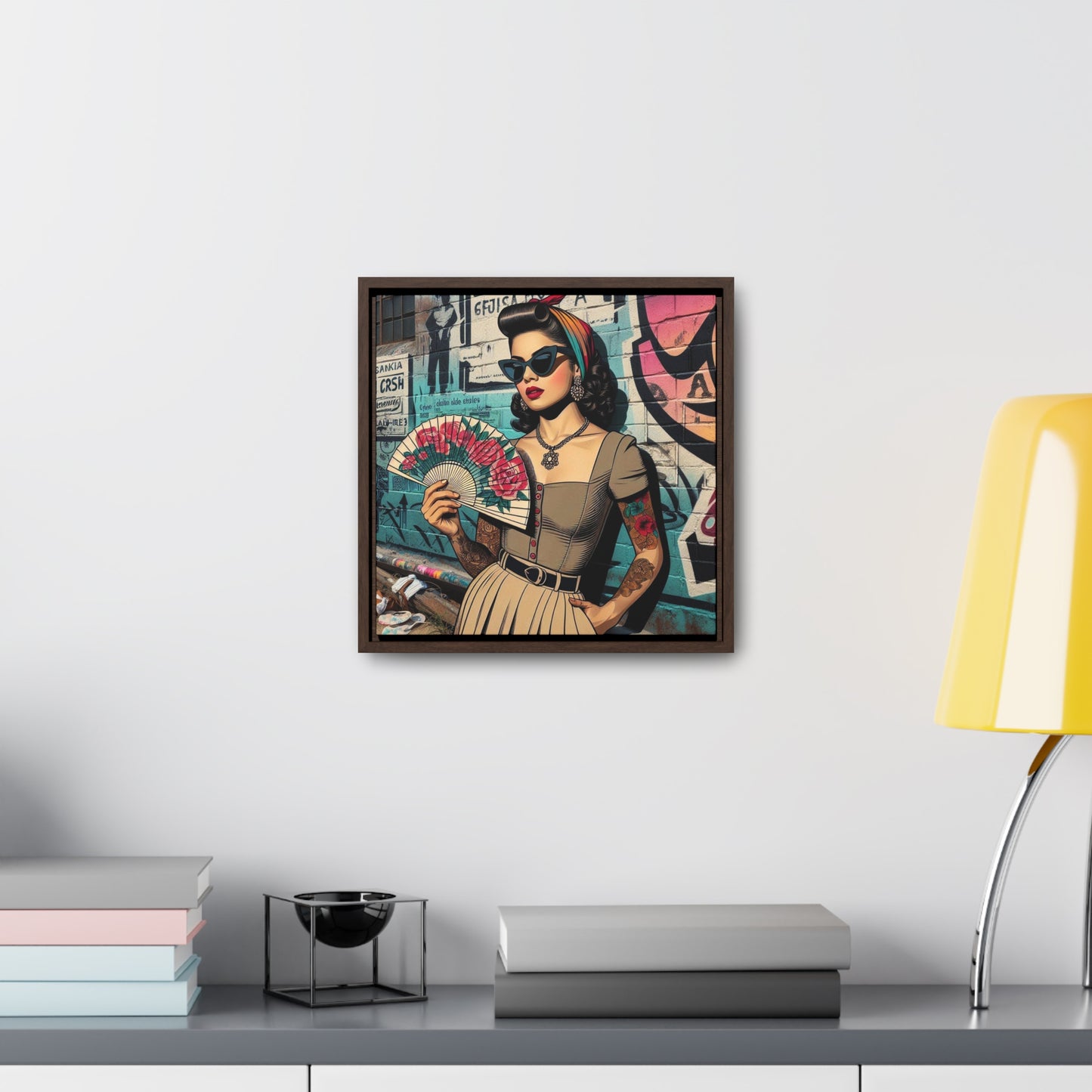 Sofia - Gallery Canvas Wraps, Square Frame