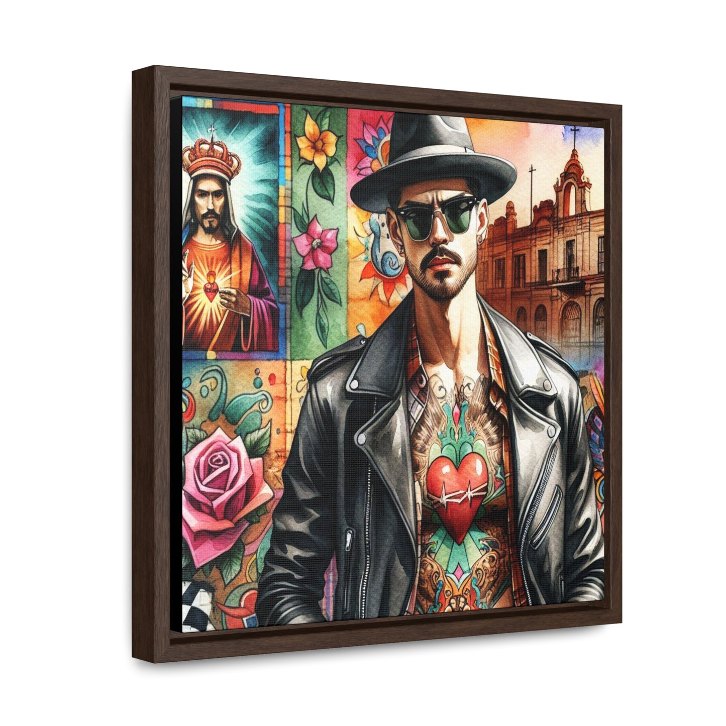 Joaquin #2 - Gallery Canvas Wraps, Square Frame