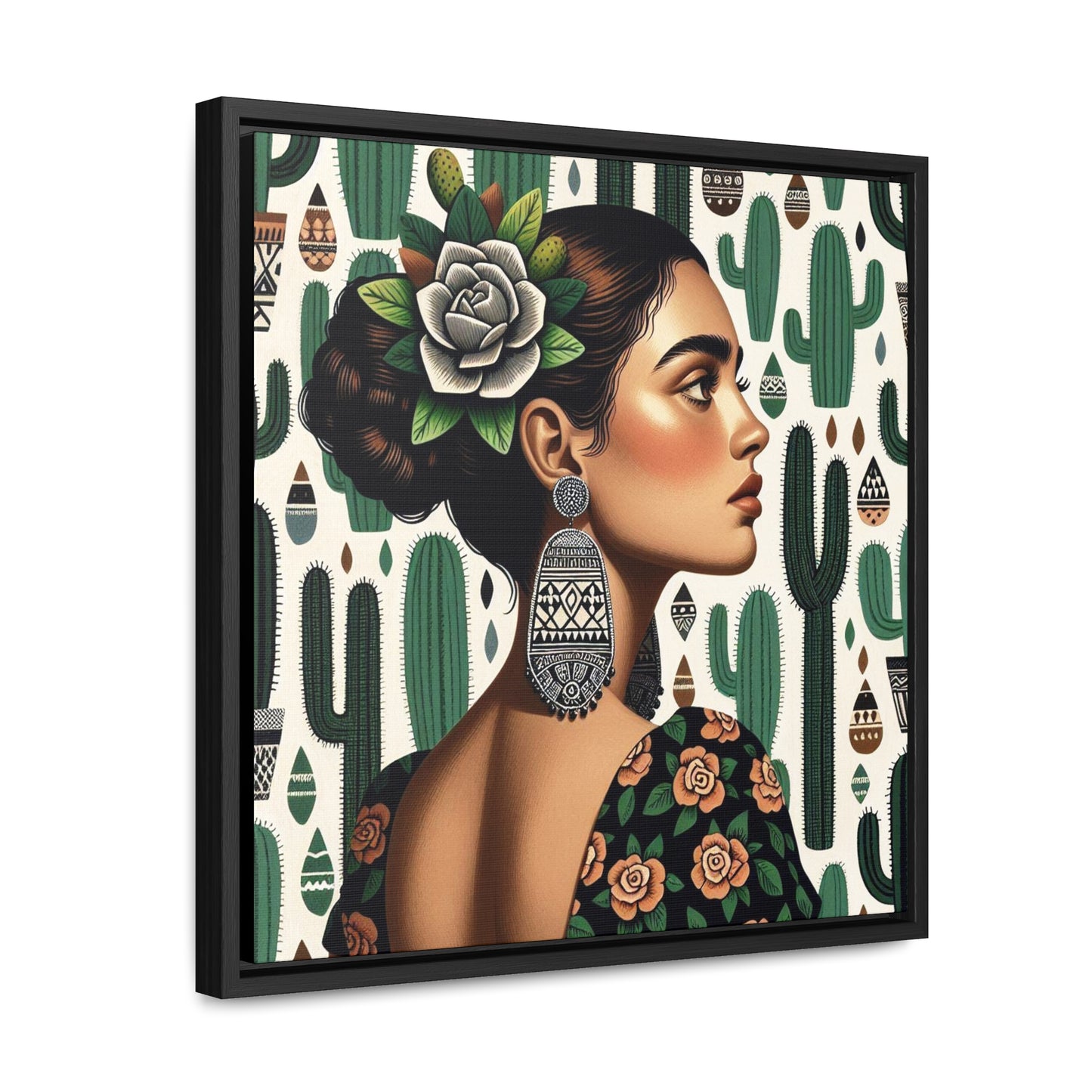 Natalia - Gallery Canvas Wraps, Square Frame