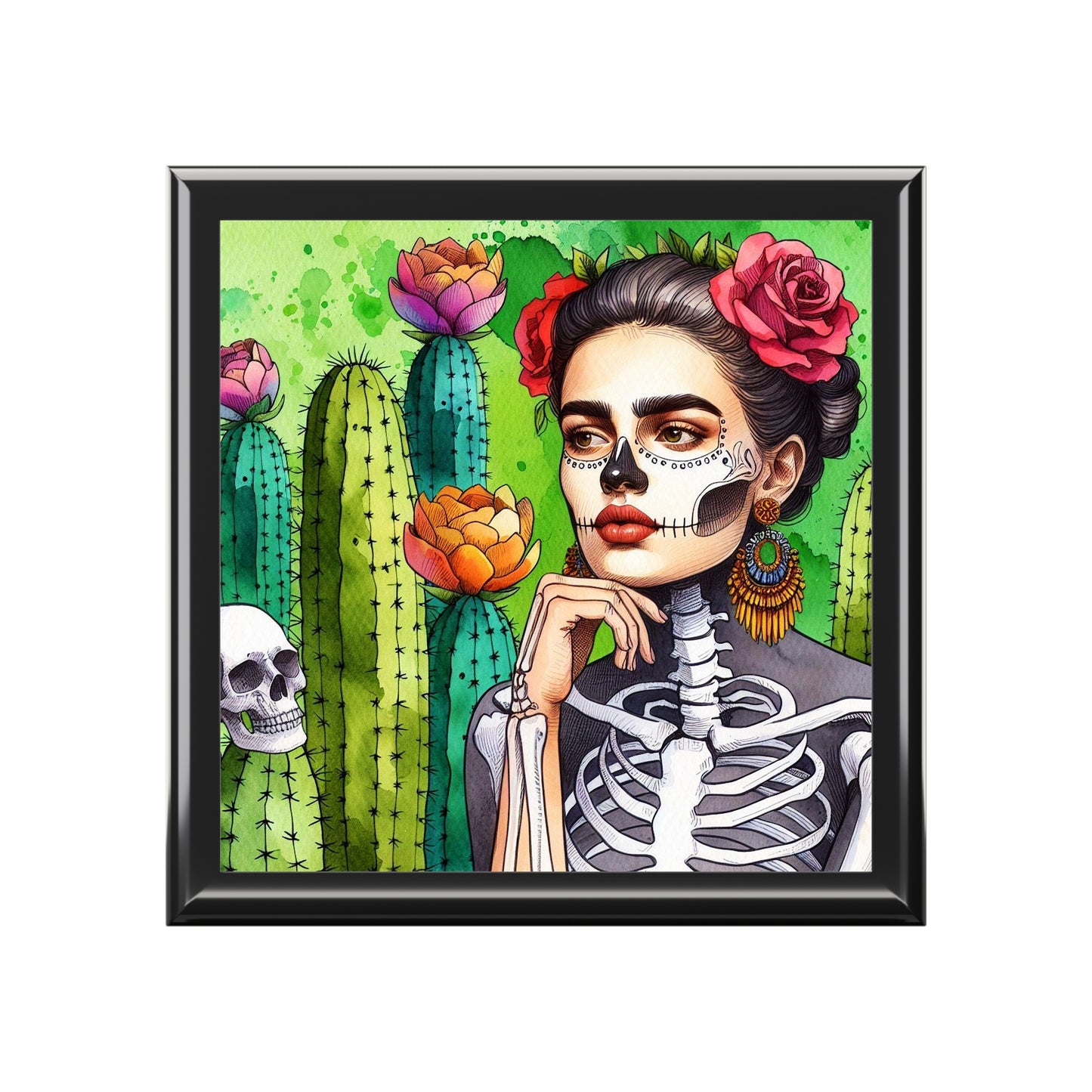 Frida con Nopal - Jewelry Box