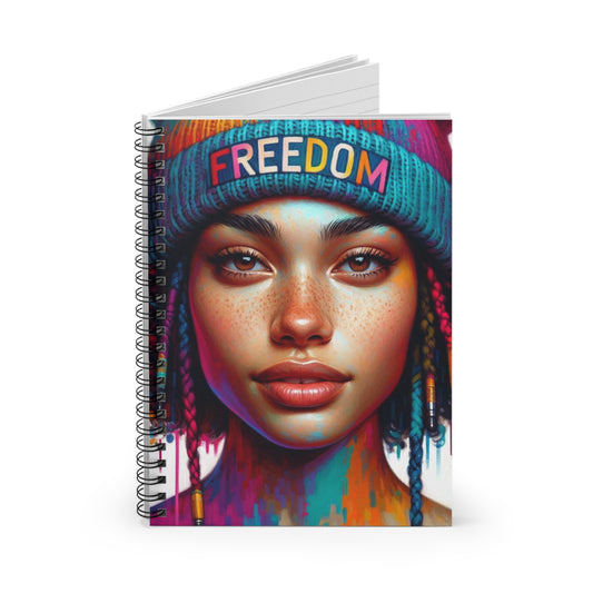 Freedom #3 - Spiral Notebook - Ruled Line