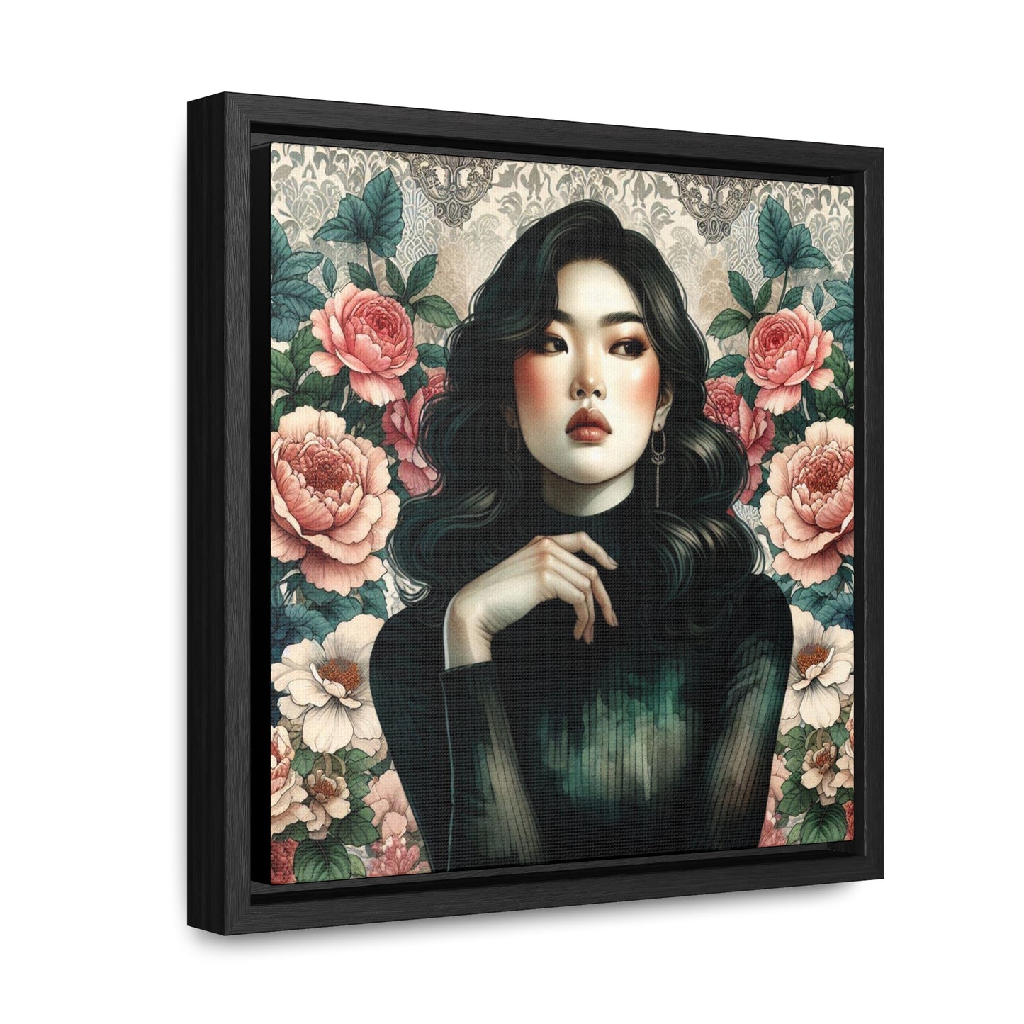 Lily - Gallery Canvas Wraps, Square Frame