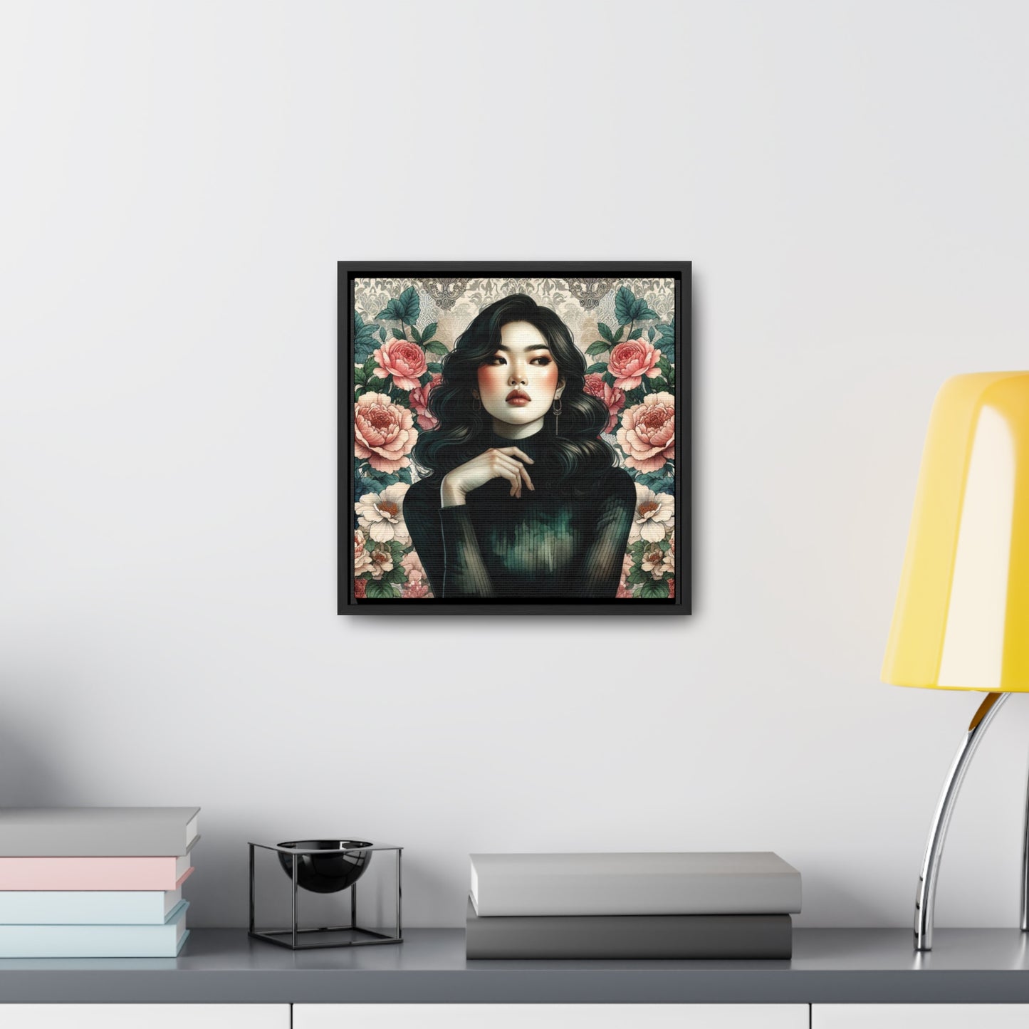 Lily - Gallery Canvas Wraps, Square Frame