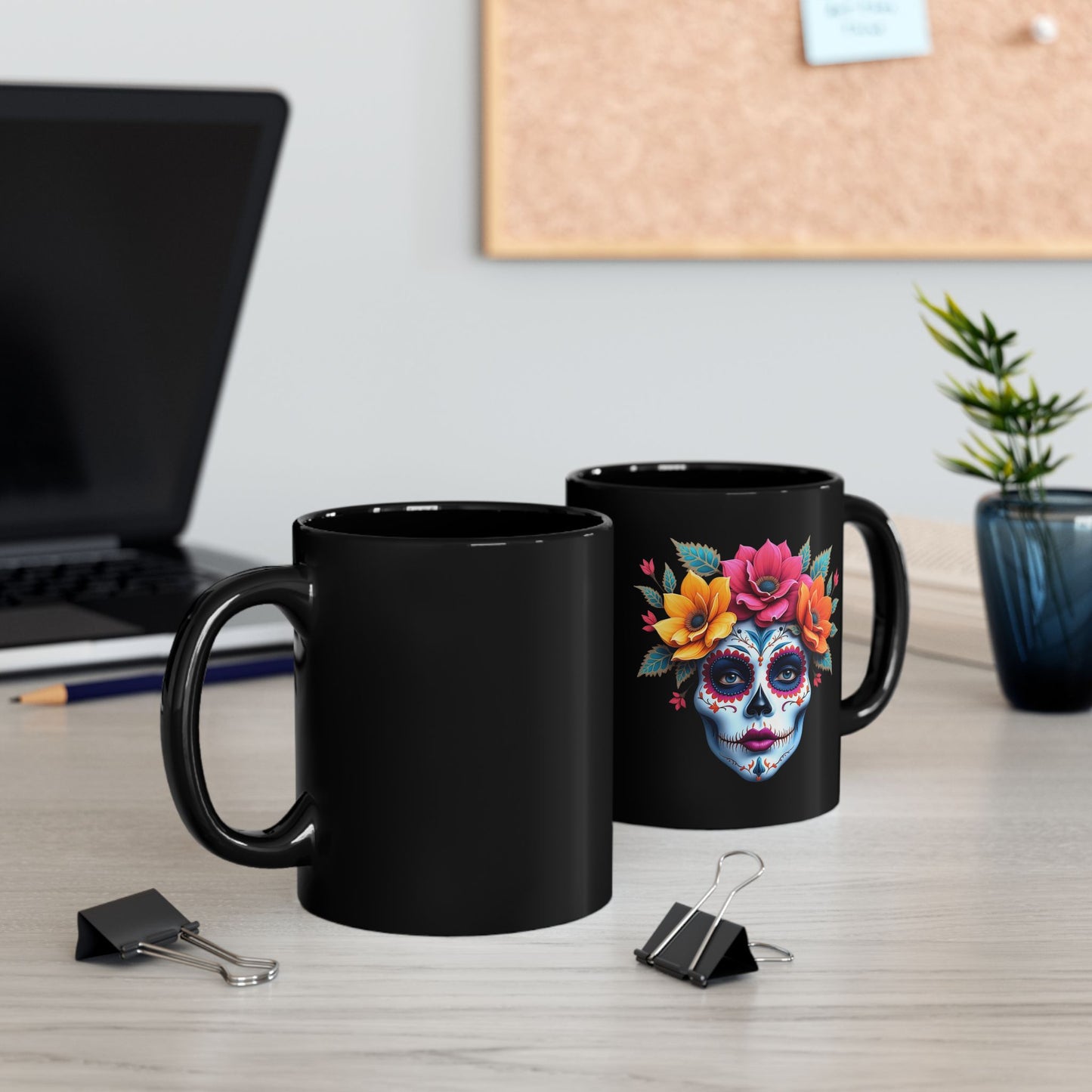 Catrina #3 - Black Mug (11oz, 15oz)