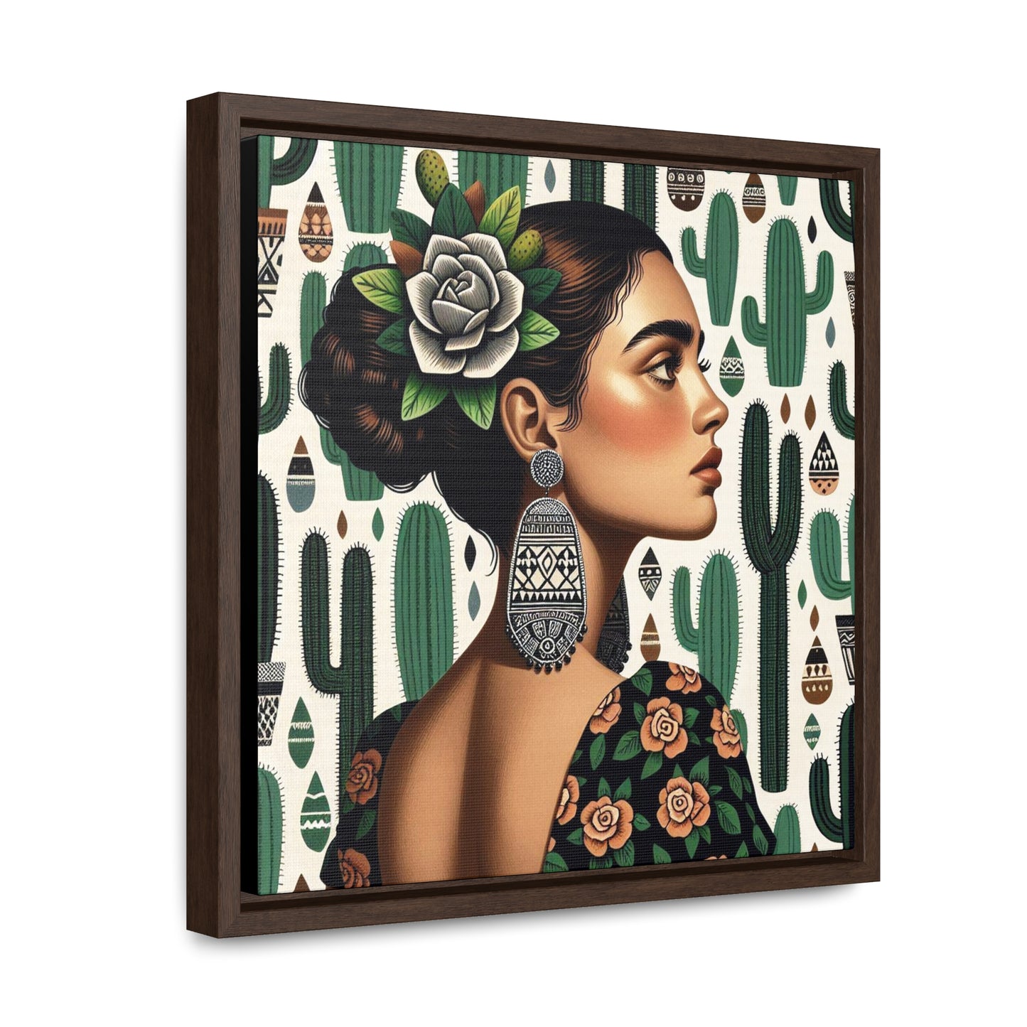 Natalia - Gallery Canvas Wraps, Square Frame