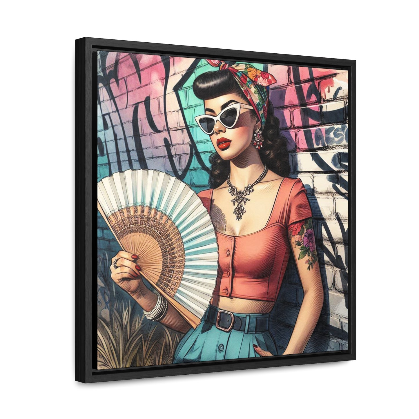 Alma - Gallery Canvas Wraps, Square Frame