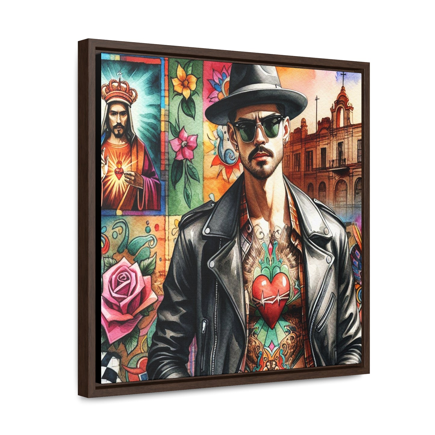 Joaquin #2 - Gallery Canvas Wraps, Square Frame