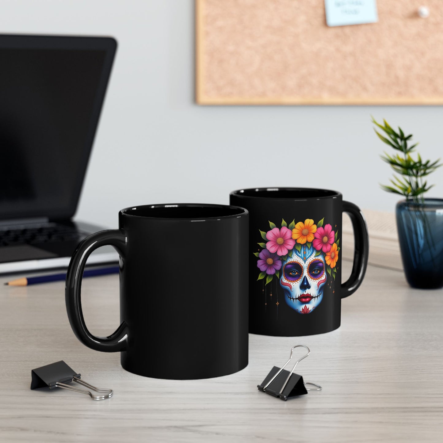 Catrina #2 - Black Mug (11oz, 15oz)