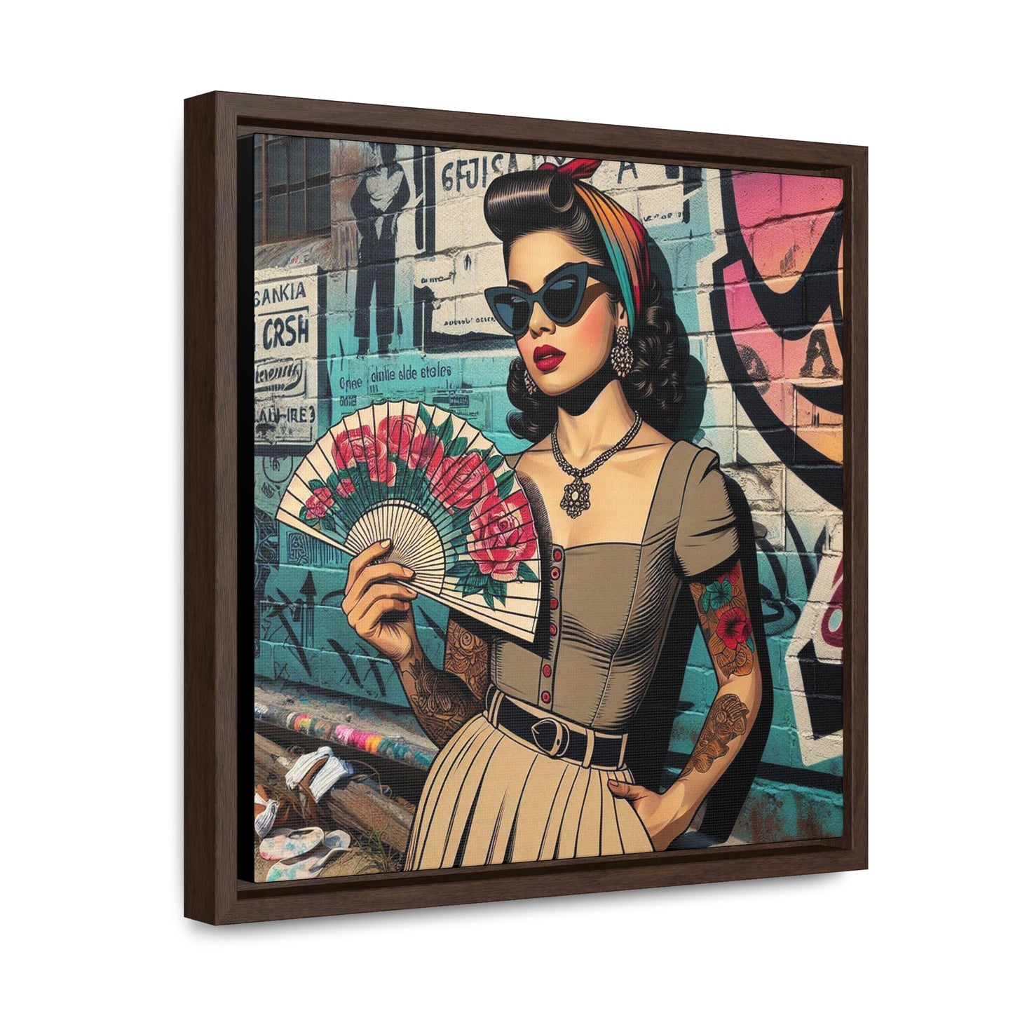 Sofia - Gallery Canvas Wraps, Square Frame