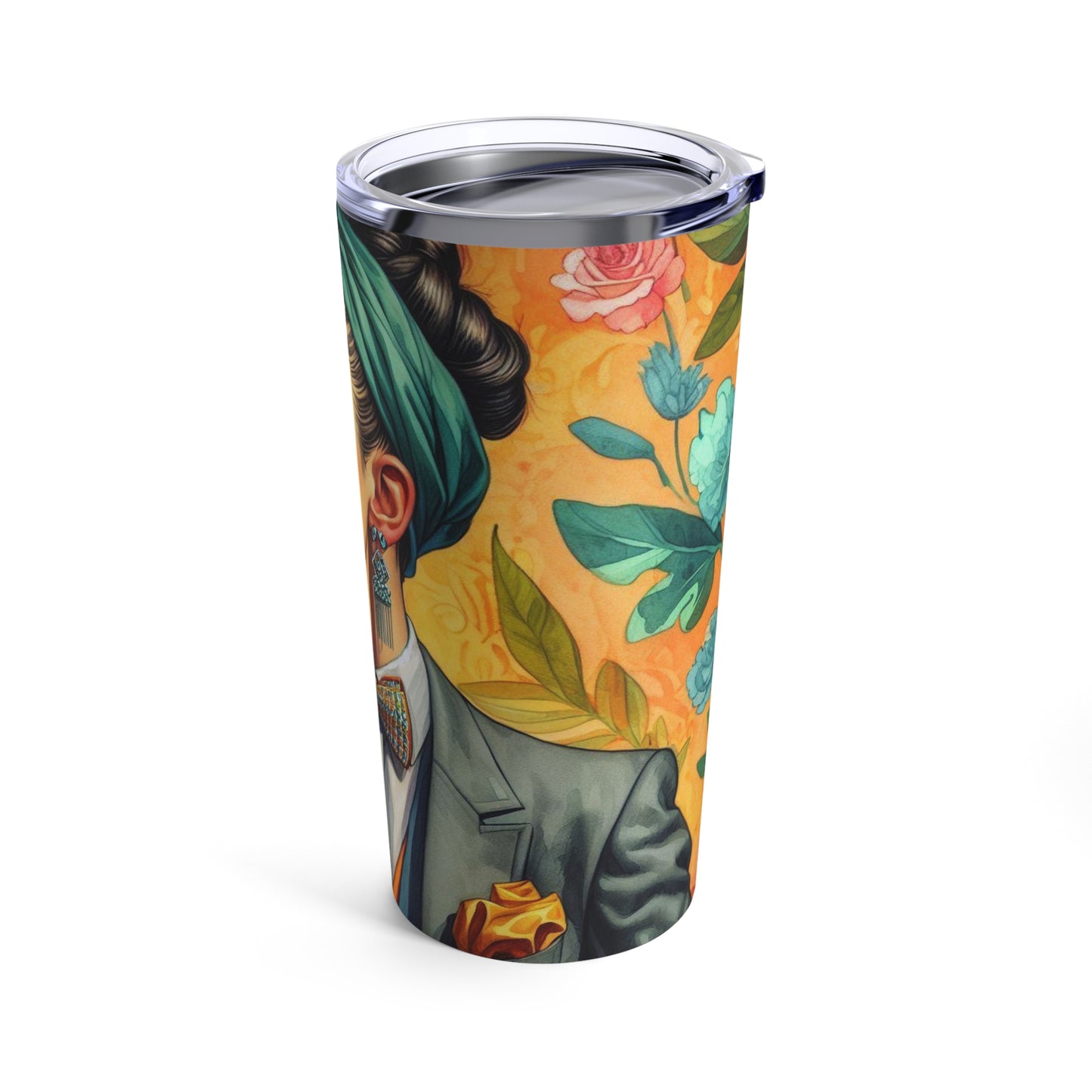 Frida w/Parrot - Tumbler 20oz