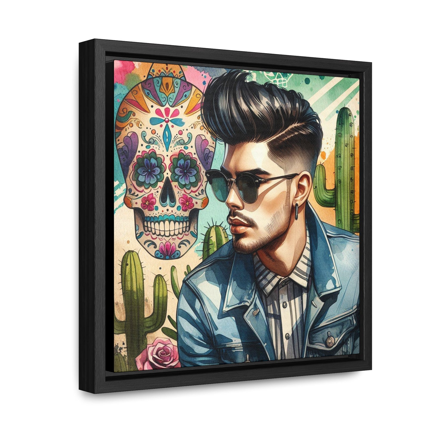 Javier - Gallery Canvas Wraps, Square Frame