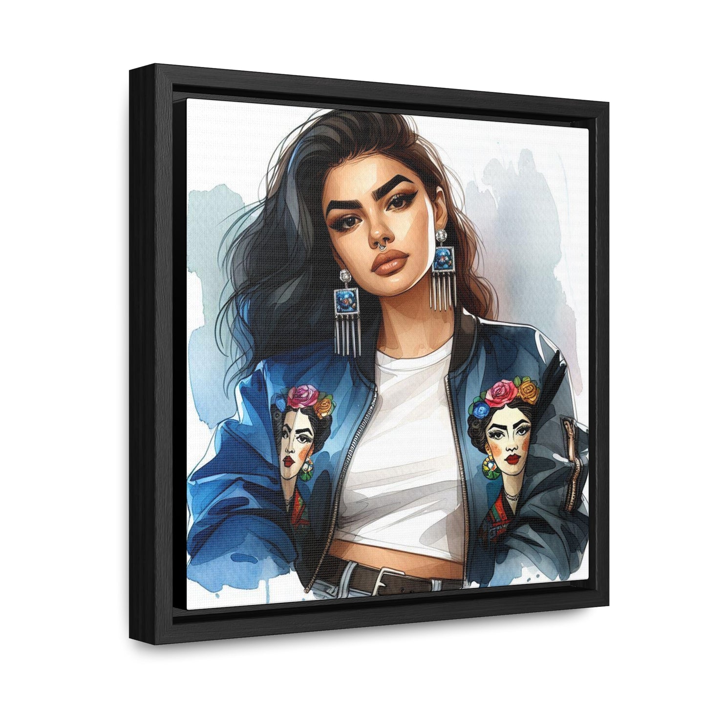 Bianca - Gallery Canvas Wraps, Square Frame