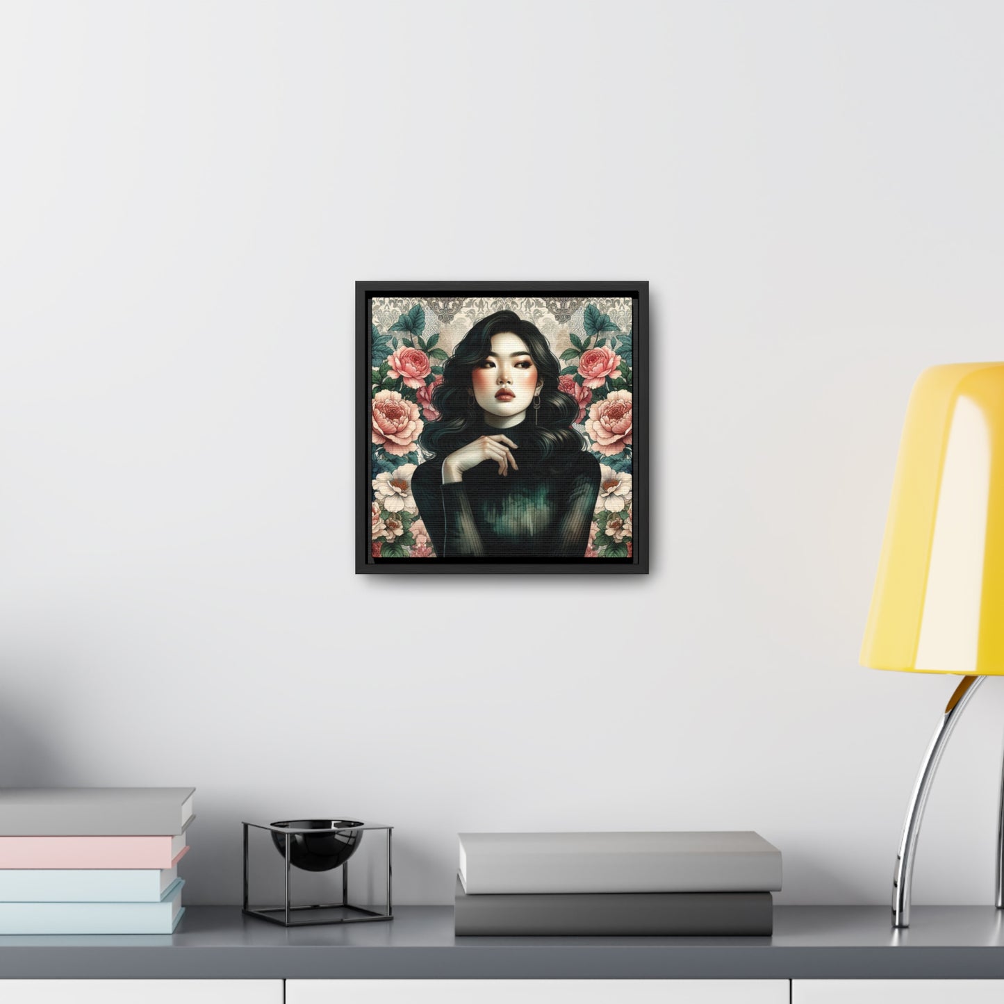 Lily - Gallery Canvas Wraps, Square Frame