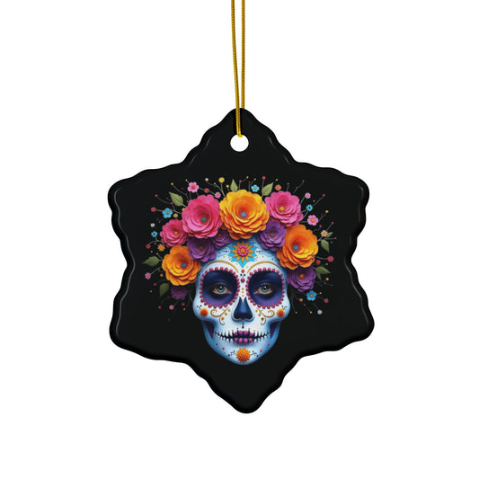 Catrina #1 - Ceramic Ornaments, 2-Side Print, (1pc, 3pcs, 5pcs, 10pcs)