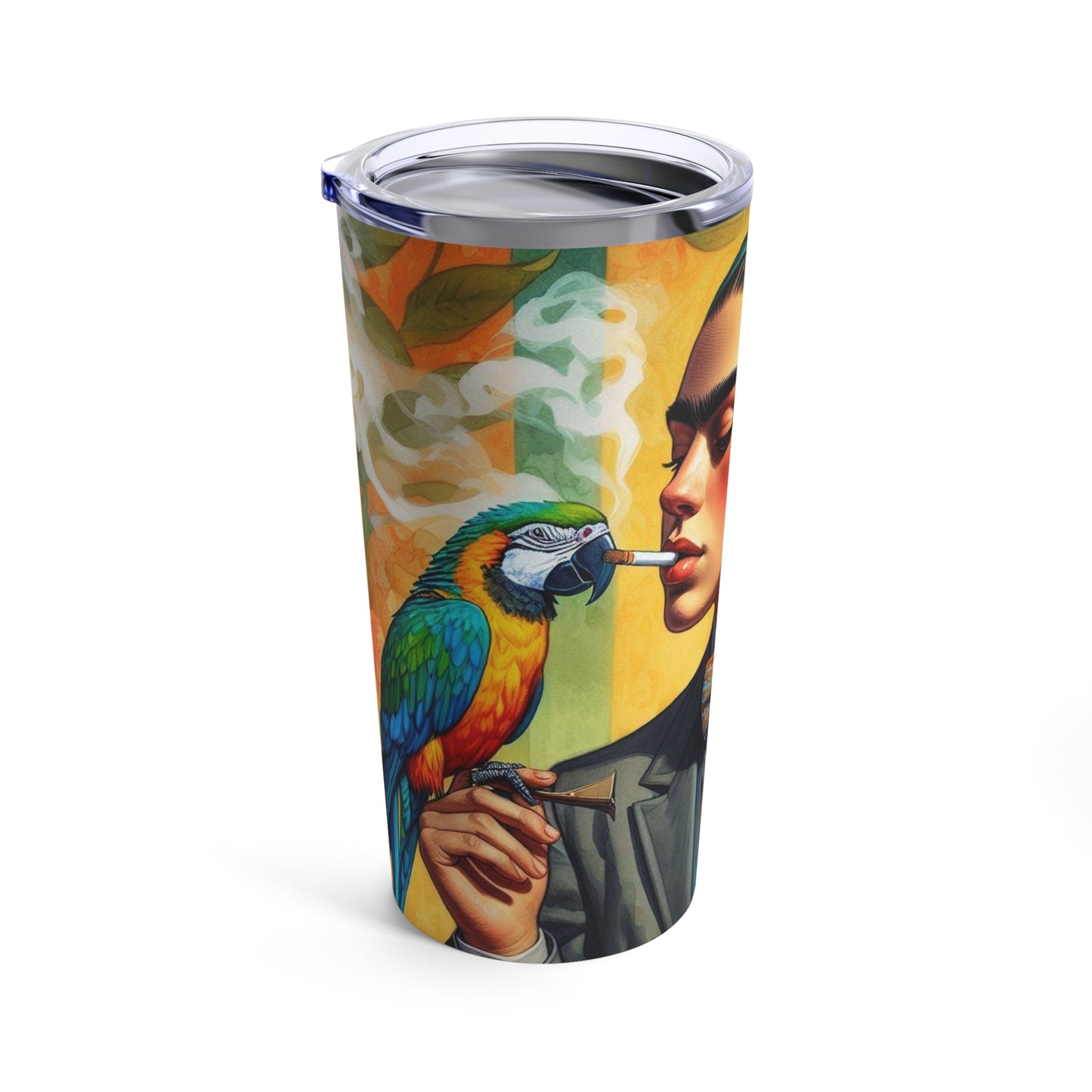 Frida w/Parrot - Tumbler 20oz