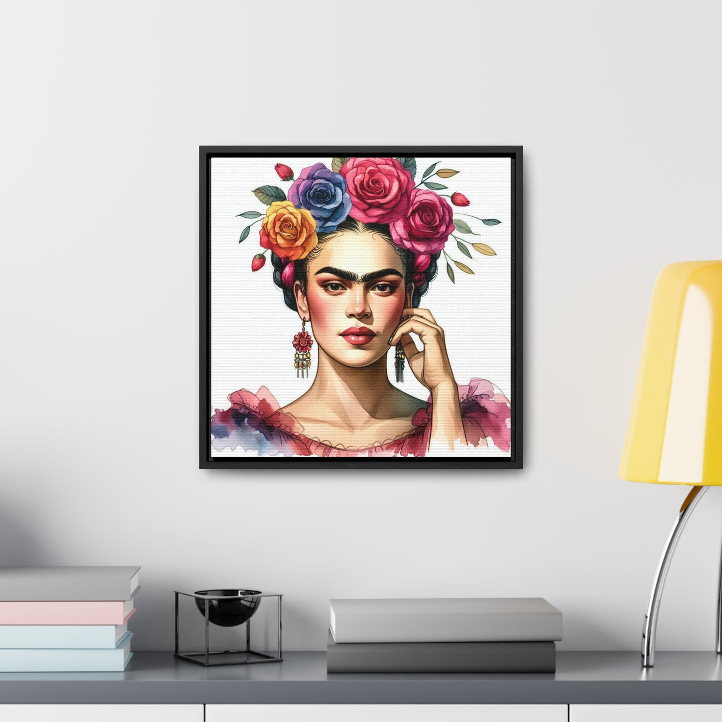 Frida Bonita - Gallery Canvas Wraps, Square Frame