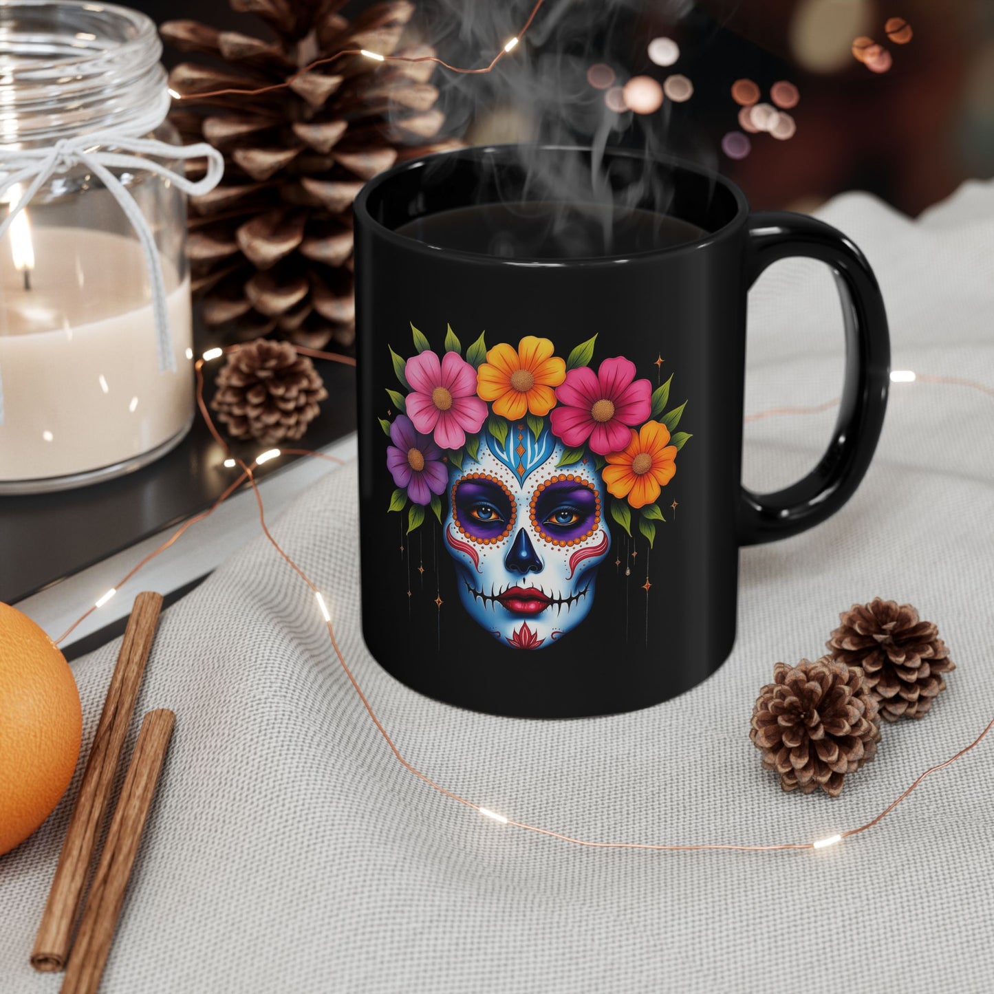 Catrina #2 - Black Mug (11oz, 15oz)