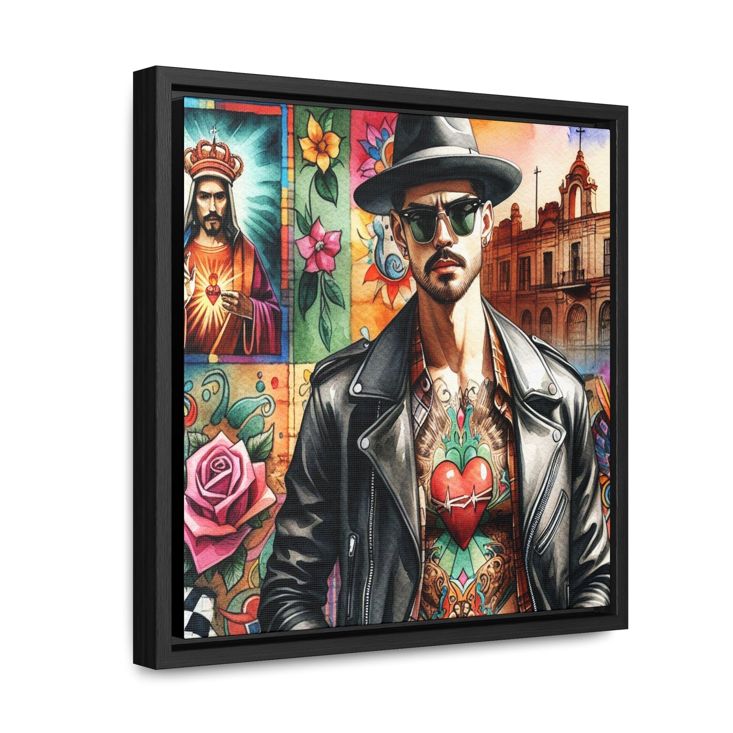 Joaquin #2 - Gallery Canvas Wraps, Square Frame