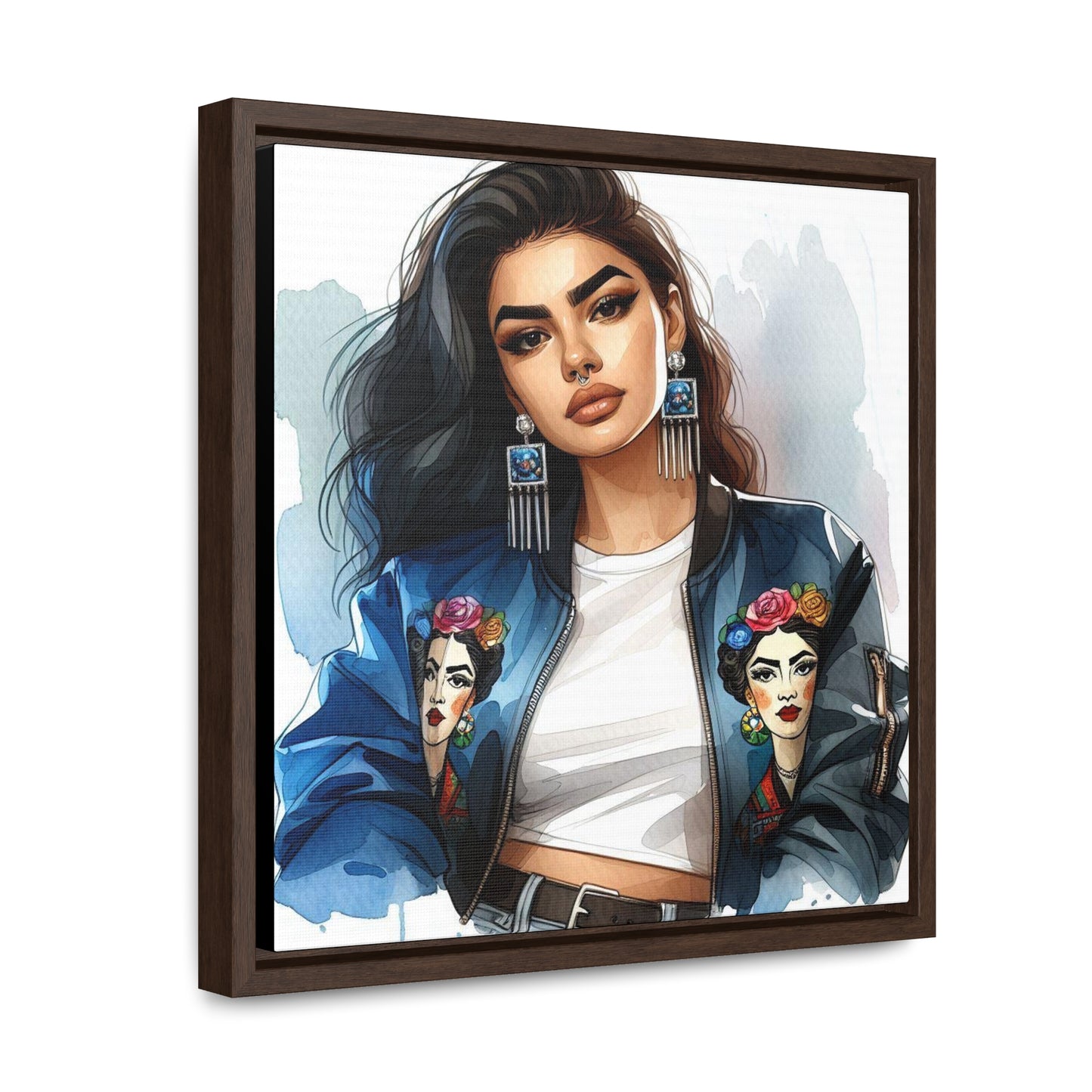 Bianca - Gallery Canvas Wraps, Square Frame