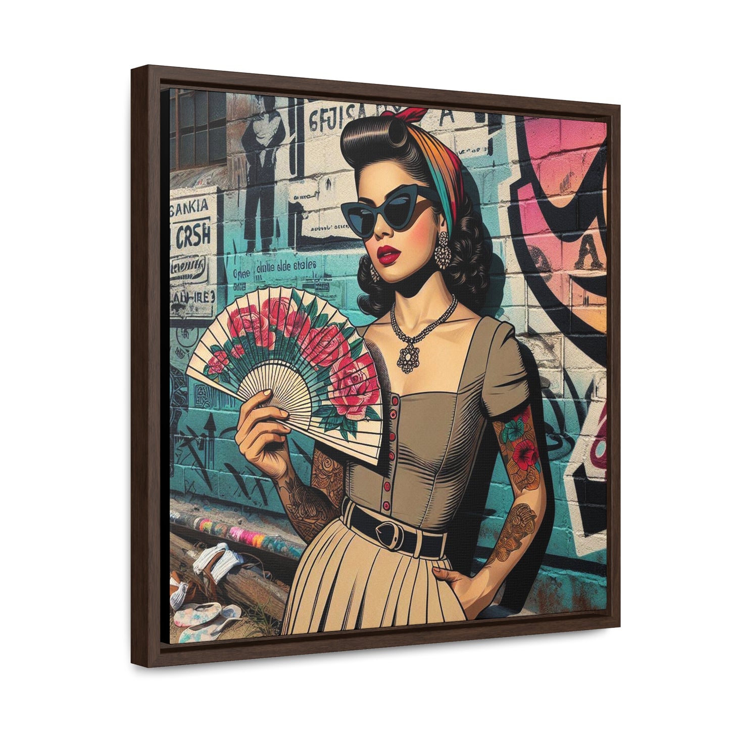 Sofia - Gallery Canvas Wraps, Square Frame