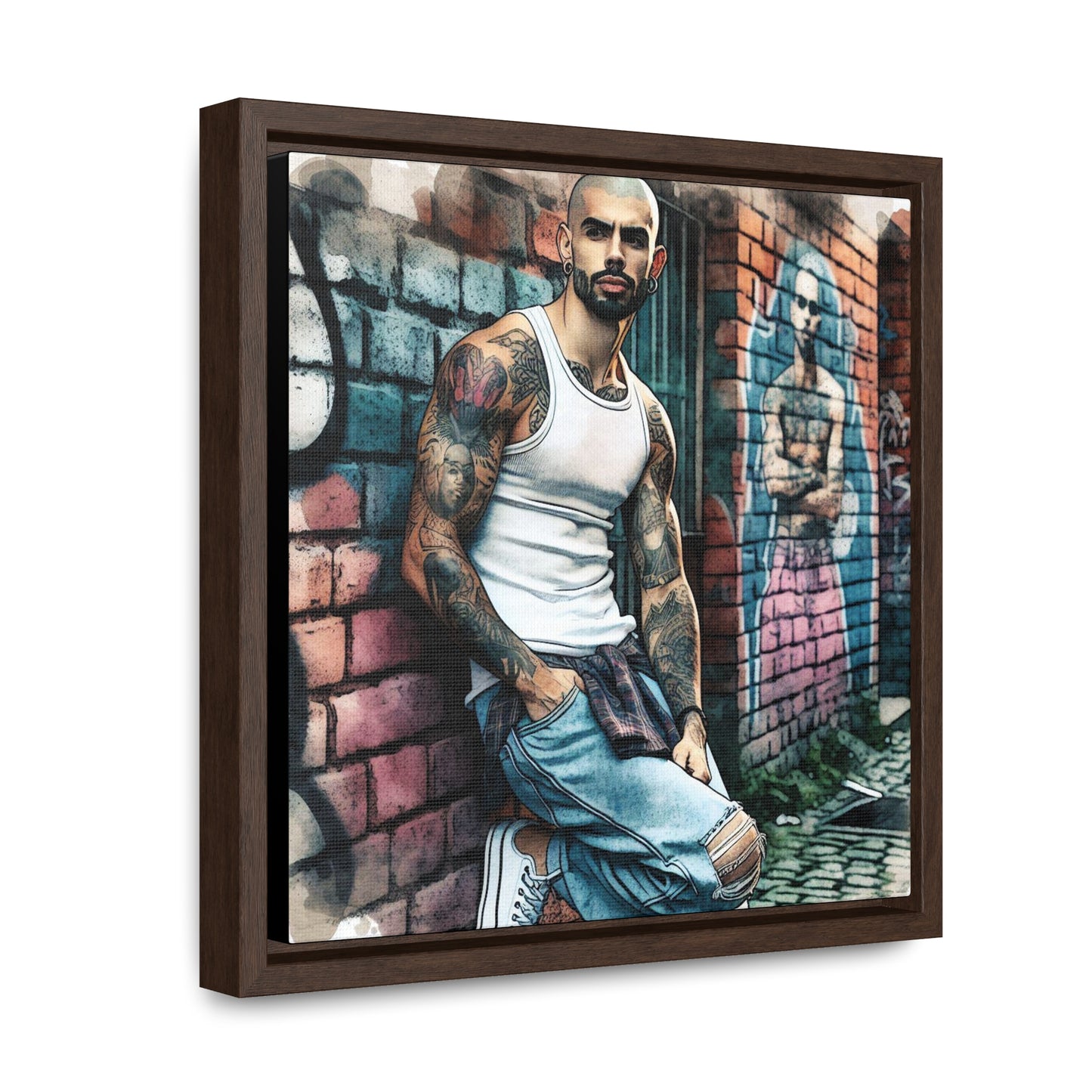 Marcus - Gallery Canvas Wraps, Square Frame