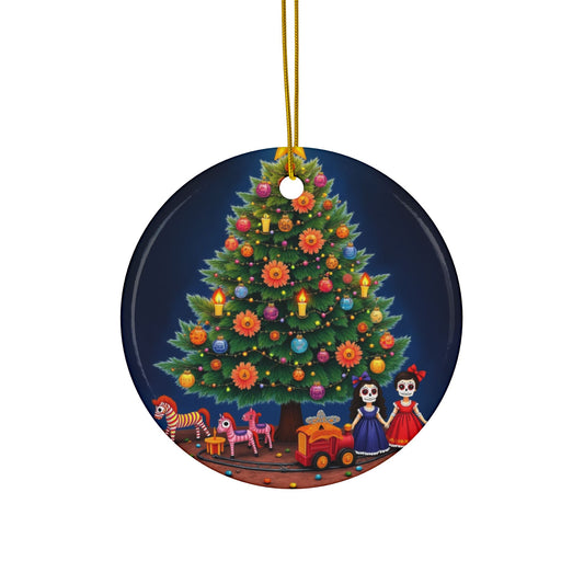 Navidad #3 - Ceramic Ornaments, 2-Side Print, (1pc, 3pcs)