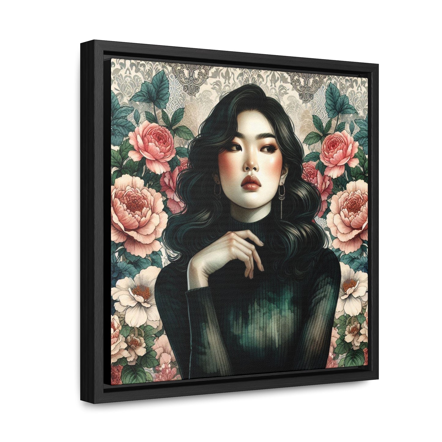 Lily - Gallery Canvas Wraps, Square Frame