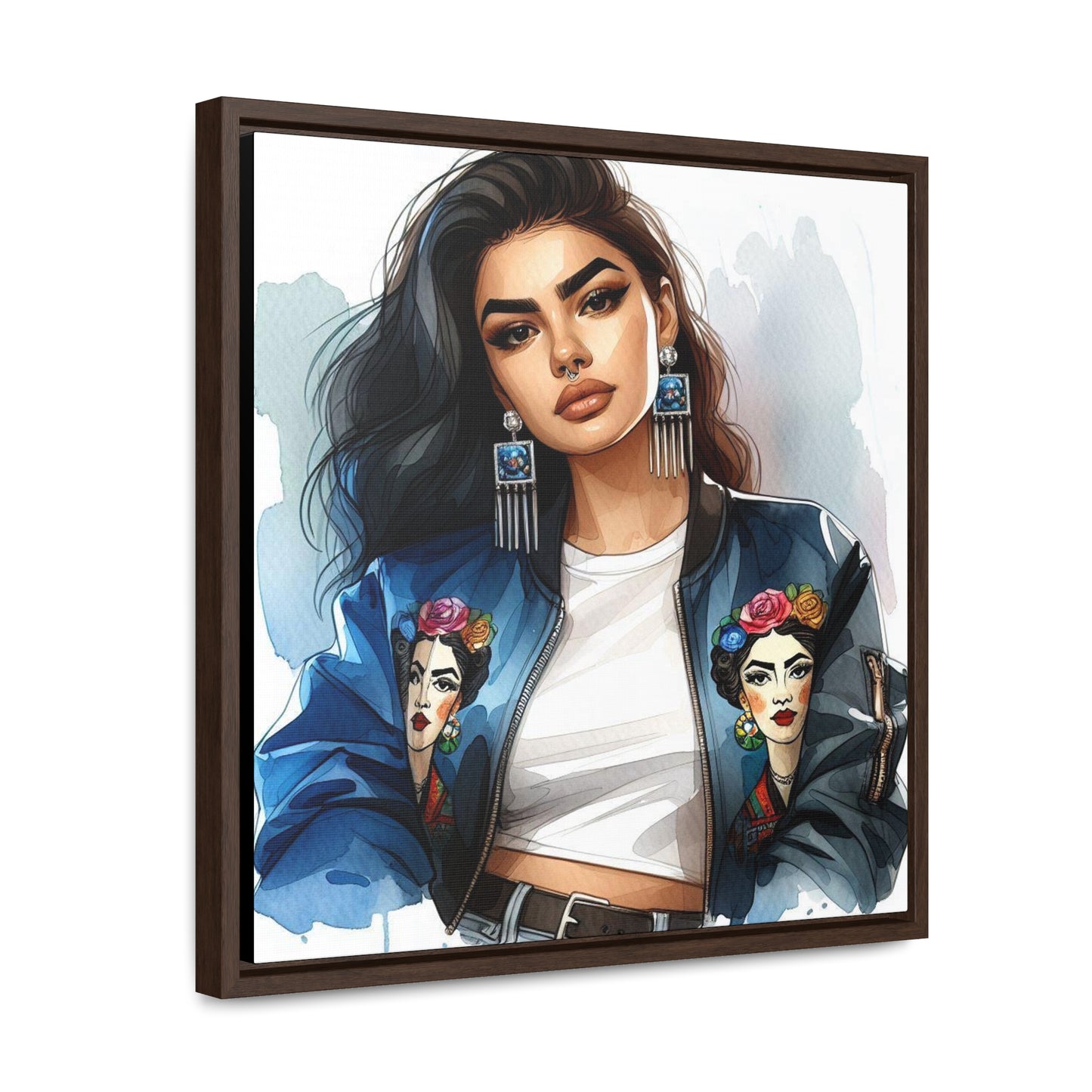 Bianca - Gallery Canvas Wraps, Square Frame