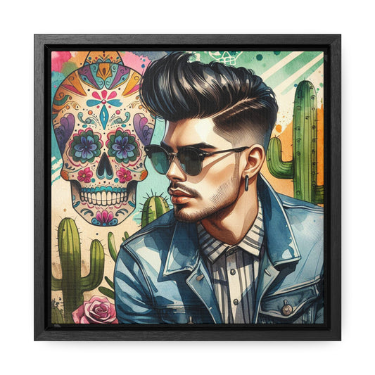 Javier - Gallery Canvas Wraps, Square Frame