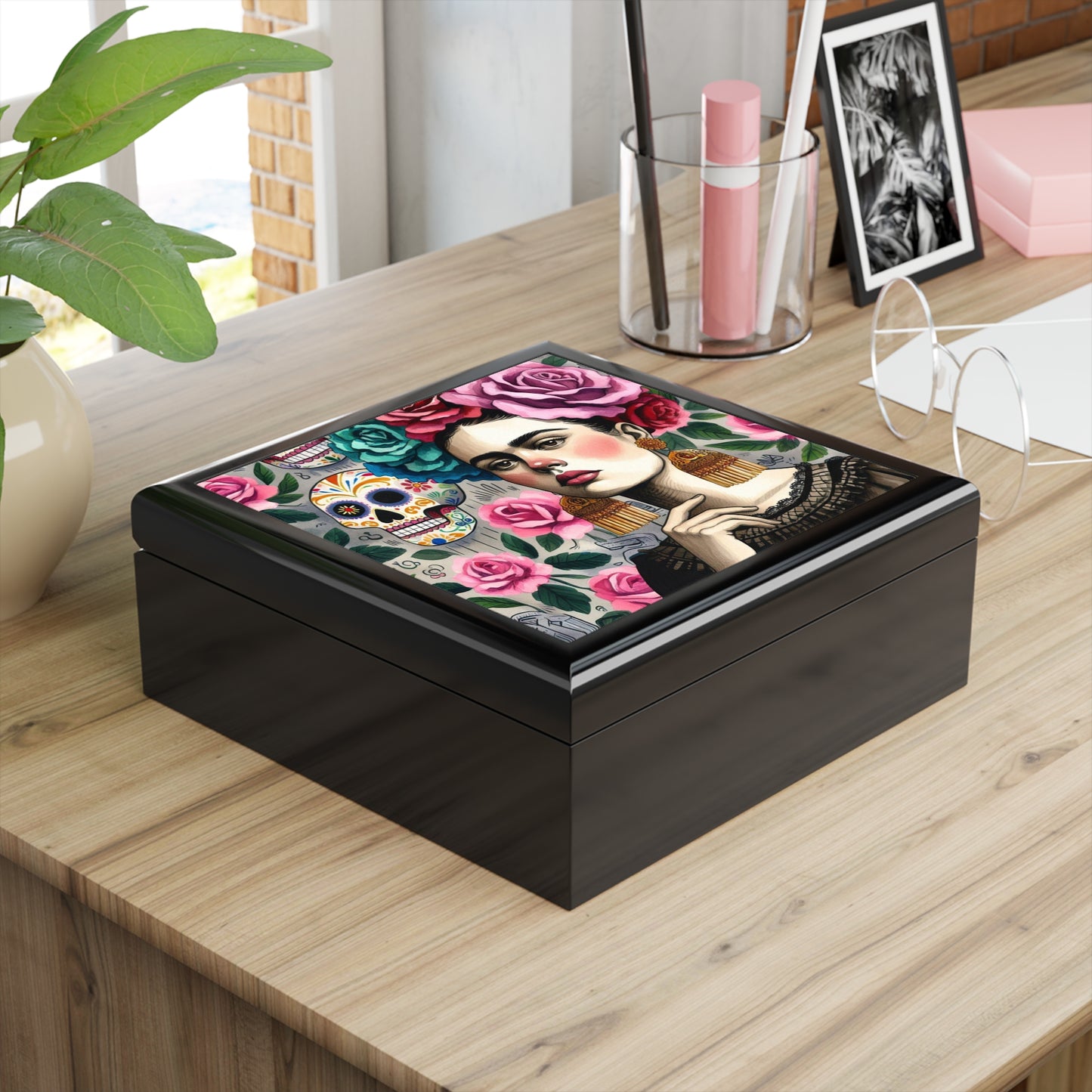 Frida y Rosas - Jewelry Box