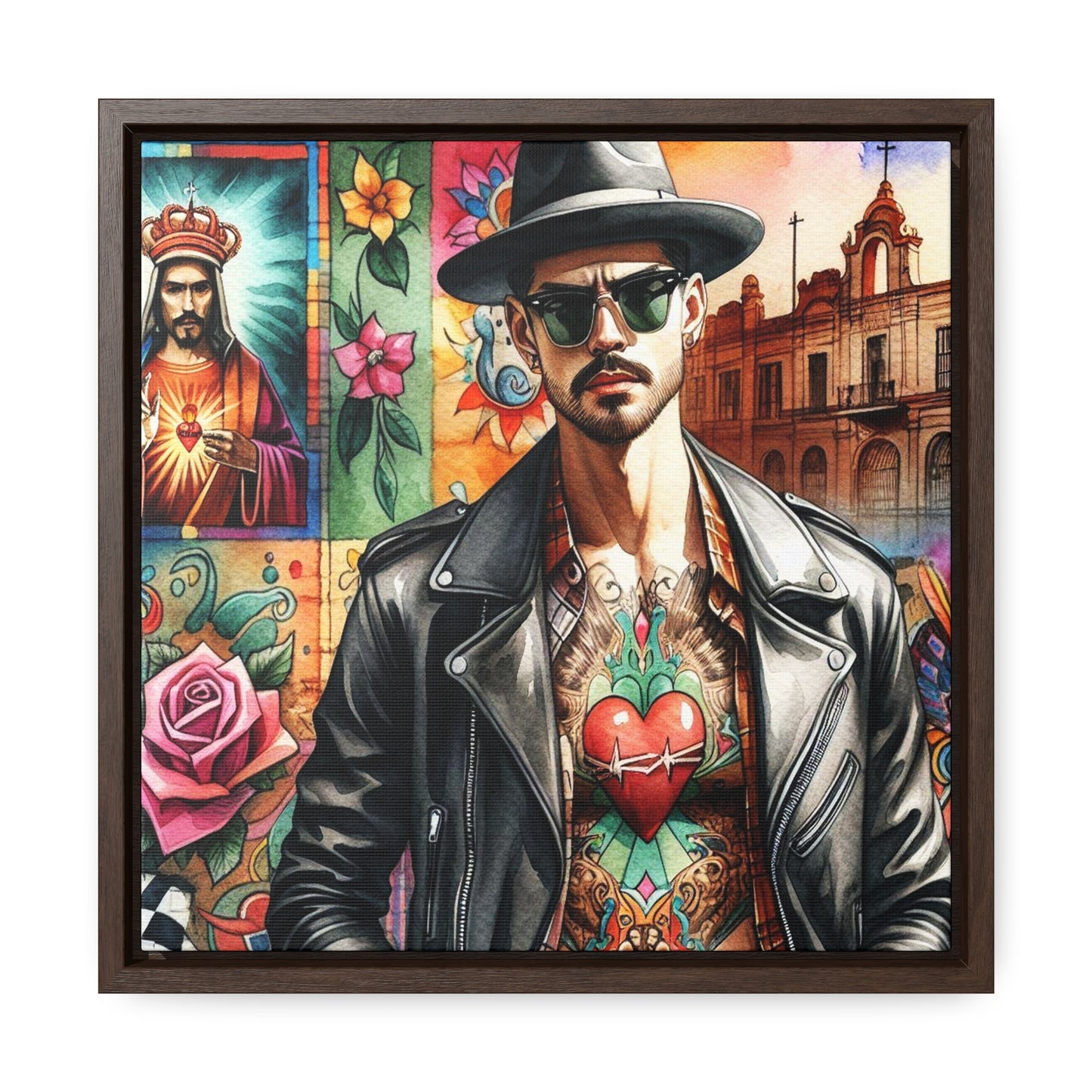 Joaquin #2 - Gallery Canvas Wraps, Square Frame