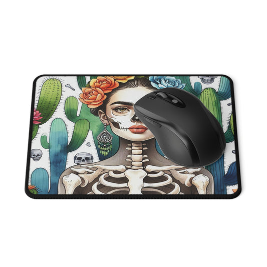 Frida con Nopal #2 - Non-Slip Gaming Mouse Pad